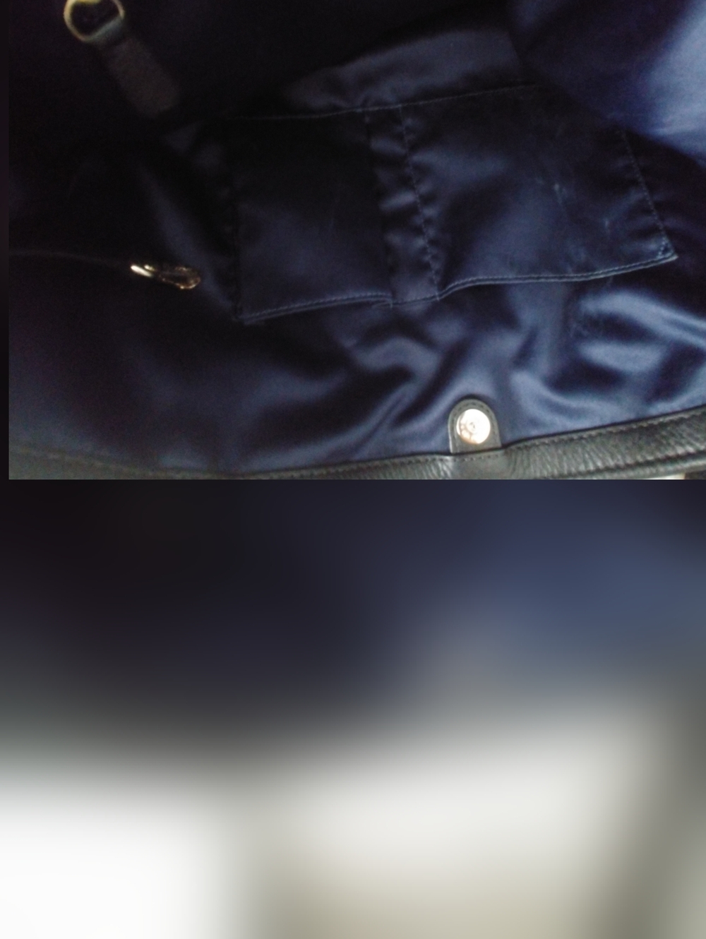 Coach Black Leather Madison Shoulder Tote with Gold Hardware - Picture 10 of 14